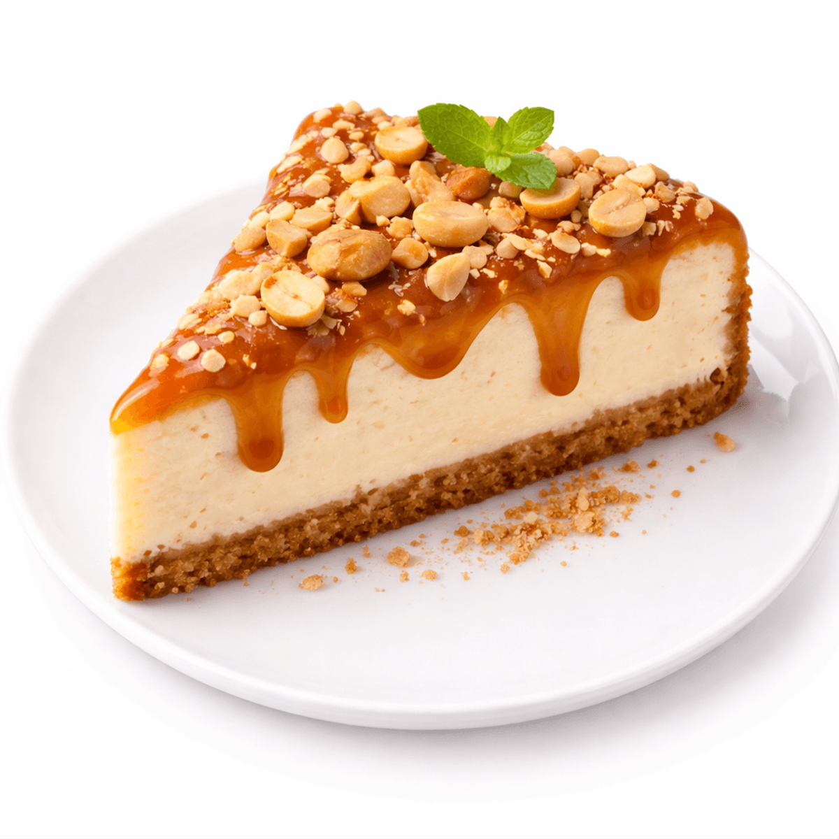 Cheesecake alune și caramel